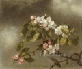ハチドリとリンゴの花 ロマンチックな花 マーティン・ジョンソン・ヘデ